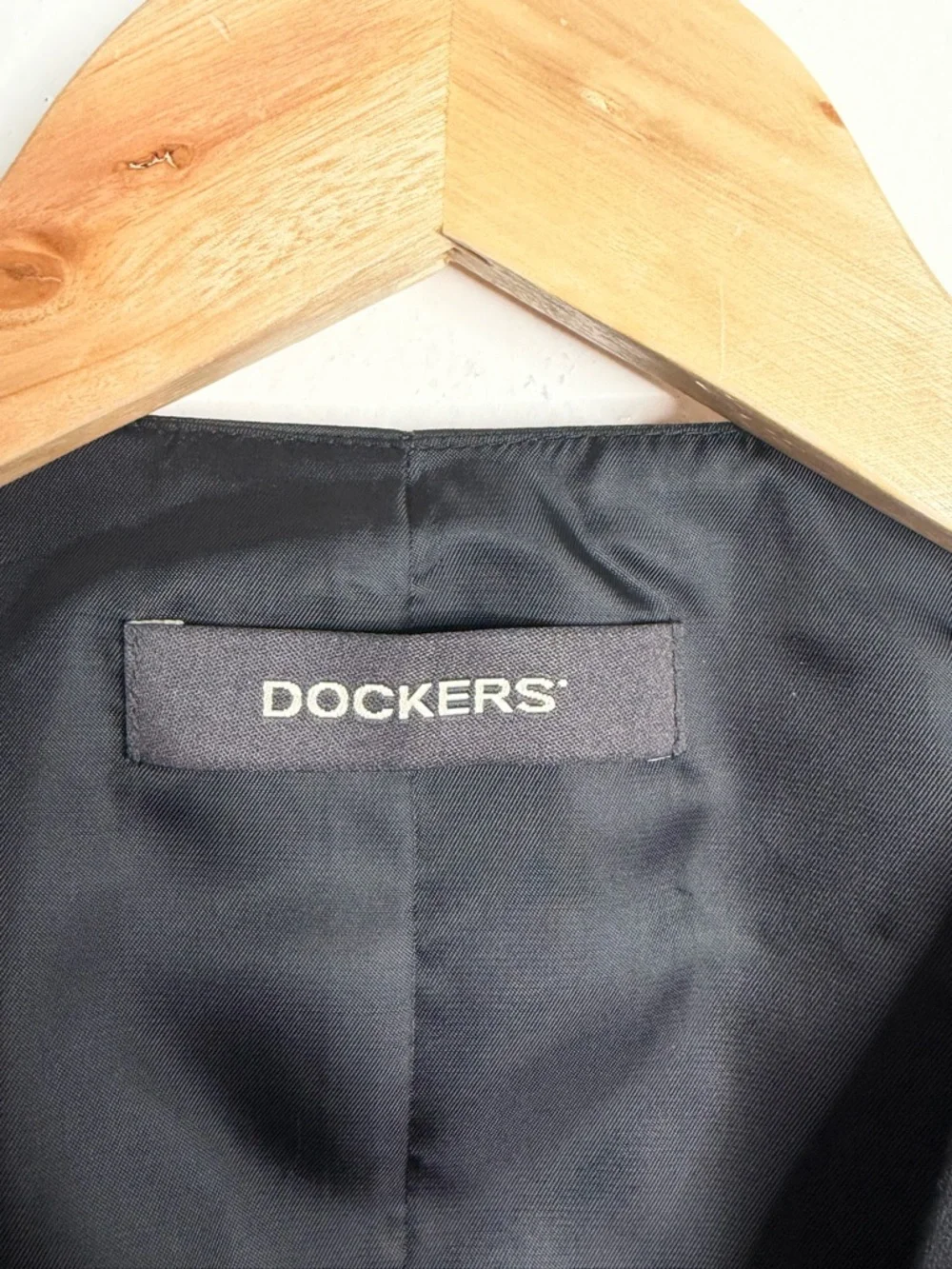NWT Dockers Men's Black Suit Vest Large‎ Business Casual Formal Minimalist Work